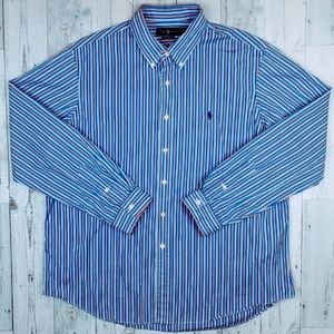 Polo Ralph Lauren Men's Classic Fit Striped 120's Poplin Shirt Size XXL 2XL NWOT